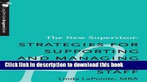 Ebook The New Supervisor: Strategies for Supporting and Managing Frontline Staff - Long-Term Care