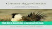 Books Greater Sage-Grouse: Ecology and Conservation of a Landscape Species and Its Habitats