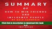 Ebook Summary of How to Win Friends and Influence People: By Dale Carnegie Includes Analysis Full