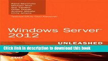 Download  Windows Server 2012 Unleashed  Online