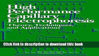 Books High-Performance Capillary Electrophoresis: Theory, Techniques, and Applications (Chemical