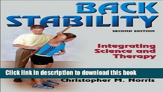 Books Back Stability-2nd Edition Full Online KOMP