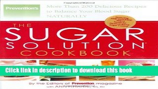 Books The Sugar Solution Cookbook: More Than 200 Delicious Recipes to Balance Your Blood Sugar