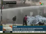 Chile: estudiantes protestan contra el sistema de pensiones