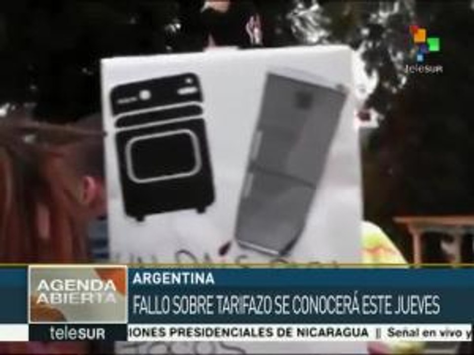 Definirá poder judicial argentino si el gobierno aplica el "tarifazo"