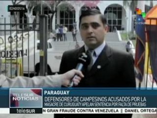 Download Video: Paraguay: defensa de campesinos apela sentencia del caso Curuguaty