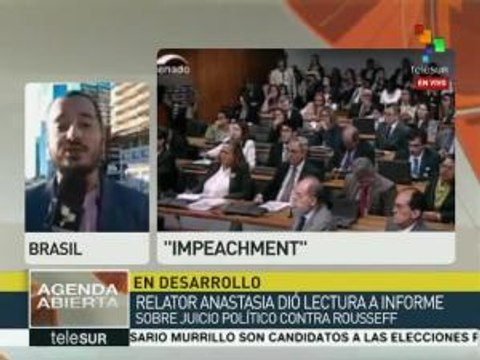 Brasil: votarán informe de impeachment el viernes; luego en plenaria