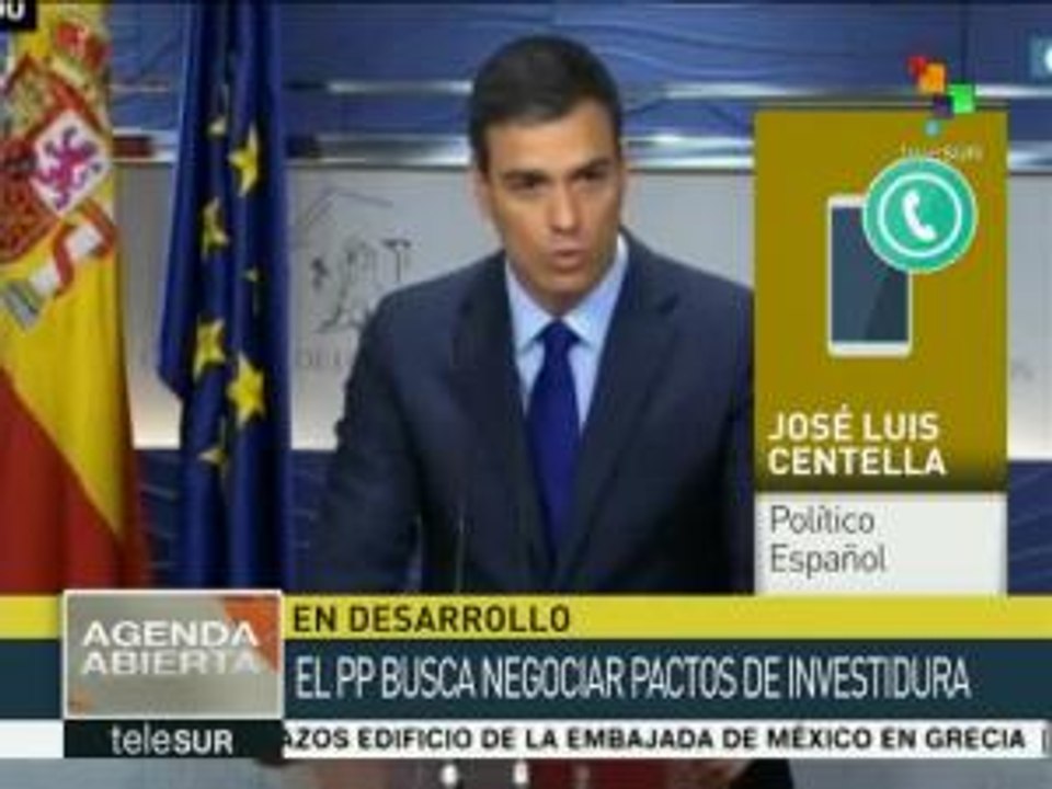 Centella: Si PSOE une a izquierda española se sorteará crisis política