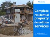 Complete Residential Property Demolition Services