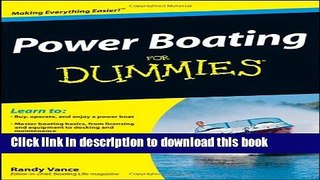 Ebook Power Boating For Dummies Full Online