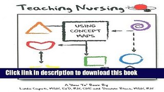 Books Teaching Nursing Using Concept Maps [With CDROM] Free Online