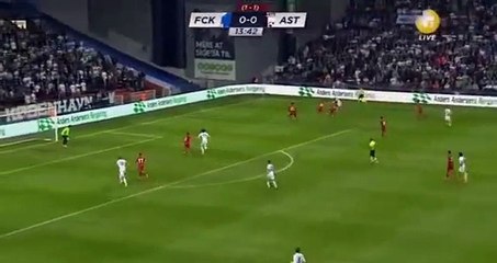 Andreas Cornelius Goal HD - FC Copenhagen 1-0 Astra 03.08.2016