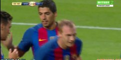 Luis Suarez  Goal -  Barcelona 2-0 Leicester - 03-08-2016