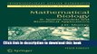 Ebook Mathematical Biology II: Spatial Models and Biomedical Applications (Interdisciplinary