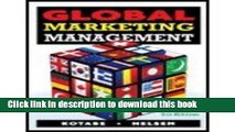 [Read PDF] Global Marketing Management by Kotabe,Masaaki (Mike); Helsen,Kristiaan. [2010,5th