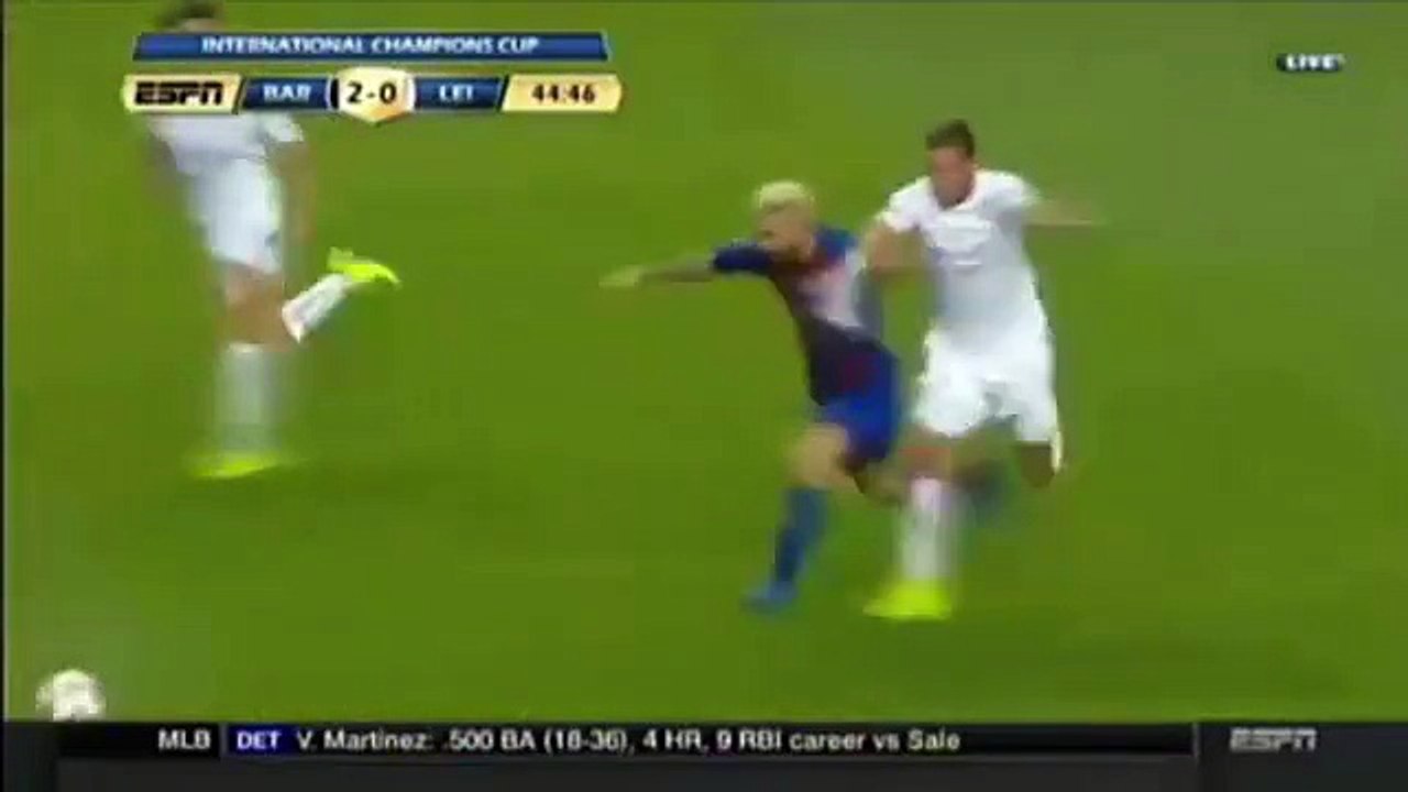 Munir El Haddadi Goal - Fc Barcelona Vs Leicester City 3-0 - International Champions Cup 2016