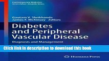 Ebook Diabetes and Peripheral Vascular Disease: Diagnosis and Management (Contemporary Diabetes)