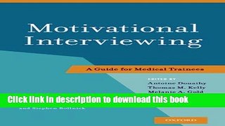 PDF  Motivational Interviewing: A Guide for Medical Trainees  Online
