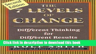 Books 7 Levels Of Change, The Free Online
