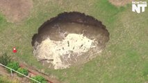 Australian Couple Finds Massive Sinkhole In Backyard