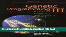 Download  Genetic Programming III: Darwinian Invention and Problem Solving (Vol 3)  {Free