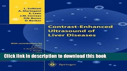 [PDF] Contrast-Enhanced Ultrasound of Liver Diseases Read Online