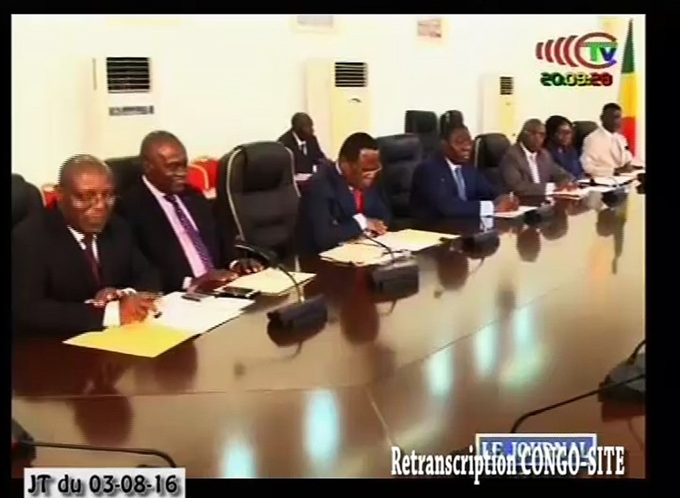 Journal de 20h TVCongo du mercredi 03 août 2016 -By Congo-Site