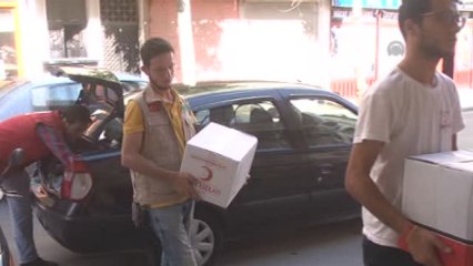 Kızılaydan Suriyeli Yetimlere Yardım