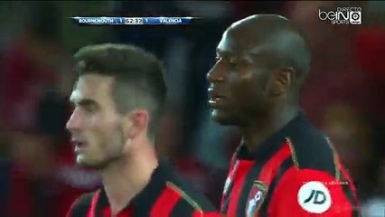 Benik Afobe GOAL - Bournemouth 1-1 Valencia 03.08.2016 HD
