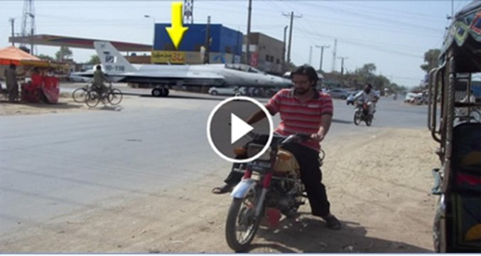 Pakistani Fighter Jet Landing on M2 Motorway