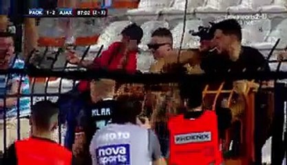 Davy Klaassen GOAL - PAOK 1-2 Ajax 03.08.2016