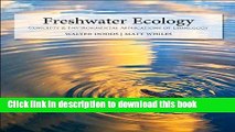 Books Freshwater Ecology: Concepts and Environmental Applications of Limnology (Aquatic Ecology)