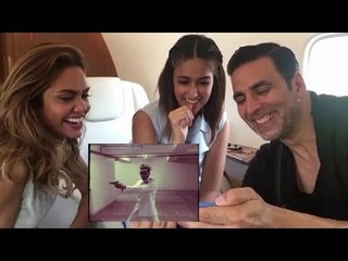 Akshay Kumar, Ileana D'Cruz And Esha Gupta Watch Ranveer Singh’s ‘Chupa Rustom’