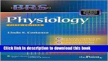 Books BRS Physiology 5th (fifth) edition Text Only Free Online