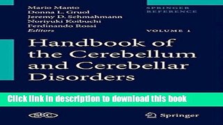 Books Handbook of the Cerebellum and Cerebellar Disorders(4 Volume set) Full Download