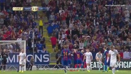 FC Barcelona 4-2 Leicester City HD All Goals & Full Highlights International Champions Cup   03.08.2016