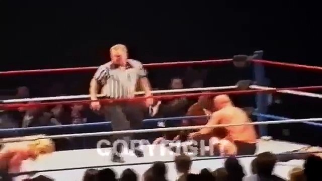 WWE HHH - Old Video Shows Referee WWE Wrestler Triple H Brutally Attack A Fan Who Sneaks Up On Stop