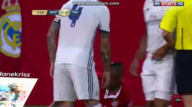 Arturo Vidal Gets Injured - Bayern Munich vs Real Madrid - International Champions Cup - 03/08/2016