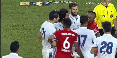 Alvaro Morata FIGHT vs Rafinha - Bayern Munich 0-0 Real Madrid - 03-08-2016