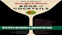 Books The Essential New York Times Book of Cocktails Free Online