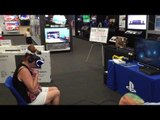 Unsuspecting Woman Has Surprised Reaction to VR Shark