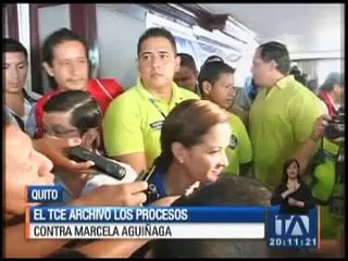 TCE archivó proceso en contra de Marcela Aguiñaga