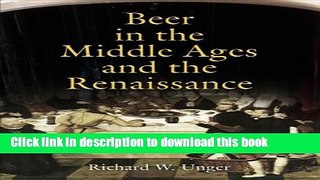 Books Beer in the Middle Ages and the Renaissance Free Online