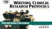Ebook Writing Clinical Research Protocols: Ethical Considerations Free Online