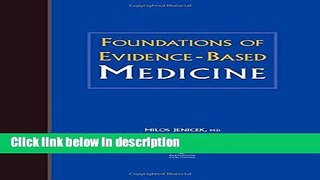 Ebook Foundations of Evidence-Based Medicine Full Download