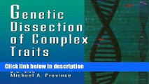 Ebook Genetic Dissection of Complex Traits, Volume 42 (Advances in Genetics) Free Online
