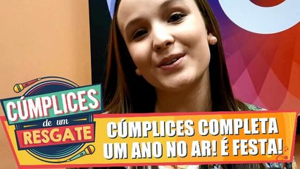Elenco parabeniza por UM ANO de Cúmplices no ar