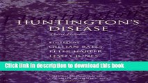 PDF  Huntington s Disease (Oxford Monographs on Medical Genetics)  {Free Books|Online