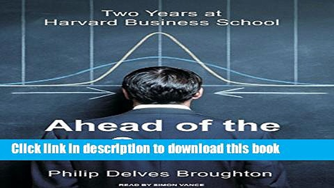 PDF  Ahead of the Curve: Two Years at Harvard Business School  Online