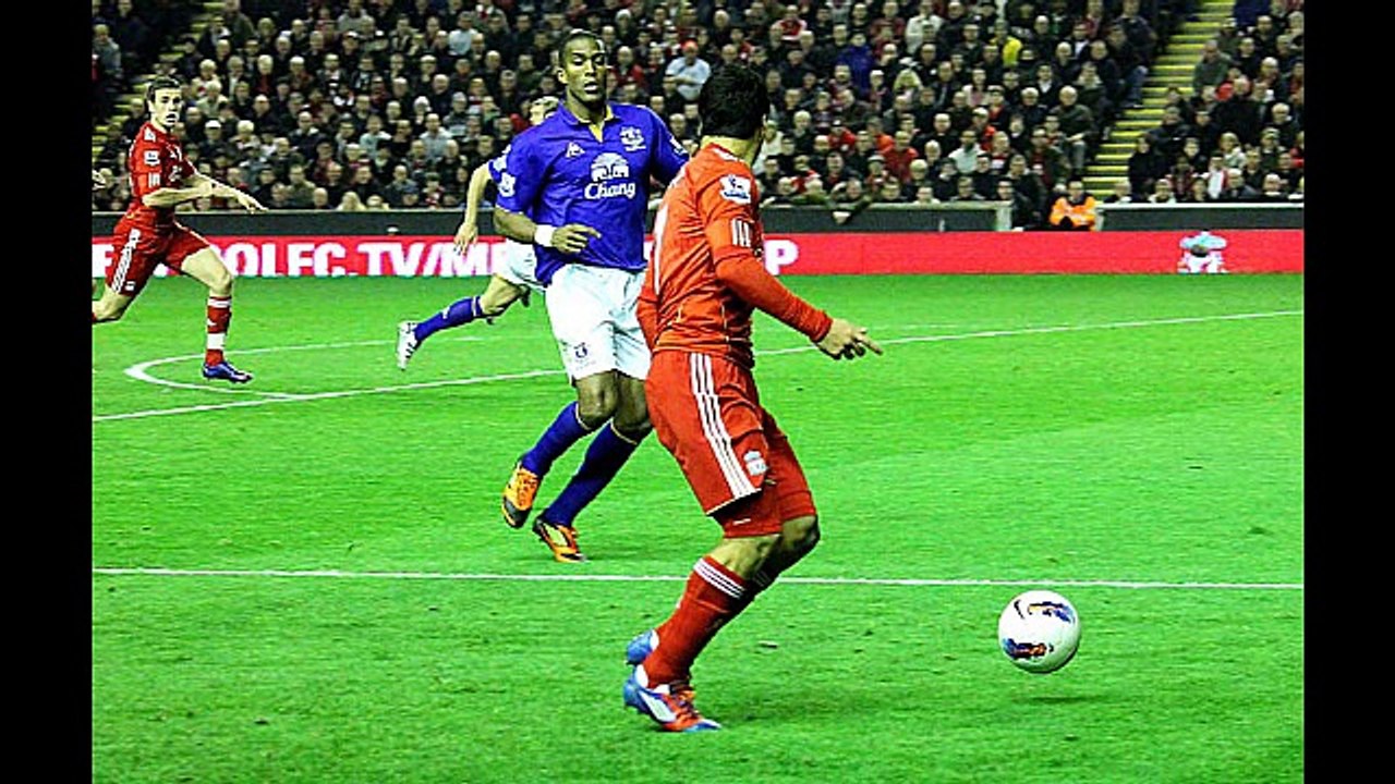 Barcelona's Luis Suarez is a machine that runs off Messi's passing
